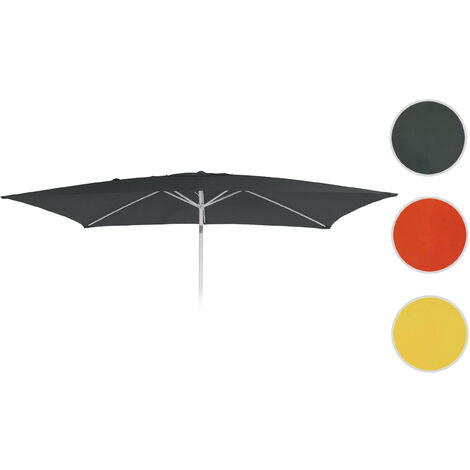 Toile de rechange pour parasol N23 2x3m rectangulaire tissu/textile 4,5kg jaune (1/5)