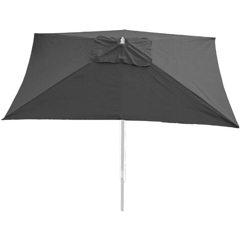 Toile pour parasol Florida, toile de remplacement, 3x4m polyester 6kg - anthracite