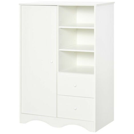 Placard armoire MORZINE blanc (1/5)