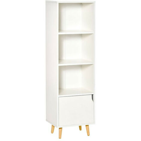 Meuble colonne FABIO blanc (1/5)