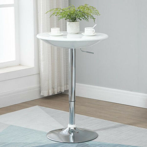 HOMCOM Table de bar ronde table de bistro table de cuisine style