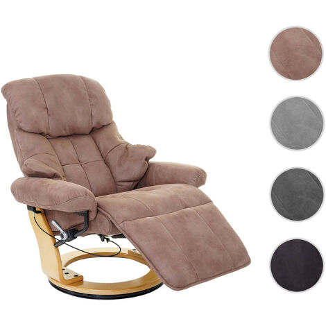 Mendler – Fauteuil relax Calgary 2 – Tissu 100% polyester – Repose-pieds et dossier réglables – Charge max. 150kg – Dimensions 105x90x82cm (1/5)