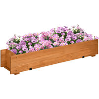 Balconnière jardinière suspendue VIOLETTE bois de sapin