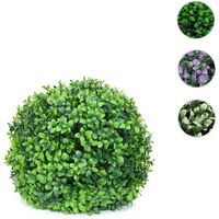 Arbuste artificiel HWC-L77 - boule de buis plante décorative boule de buis plante artificielle Buxus - Outdoor Ø 35cm - vert
