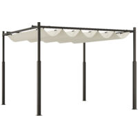 Pergola rétractable ROYAL crème