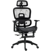 Fauteuil de bureau ergonomique grand confort EVAN noir
