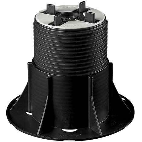 NM 4 Adjustable pedestal support for raised floor (90-160 mm) with crisscross head for aluminium joist