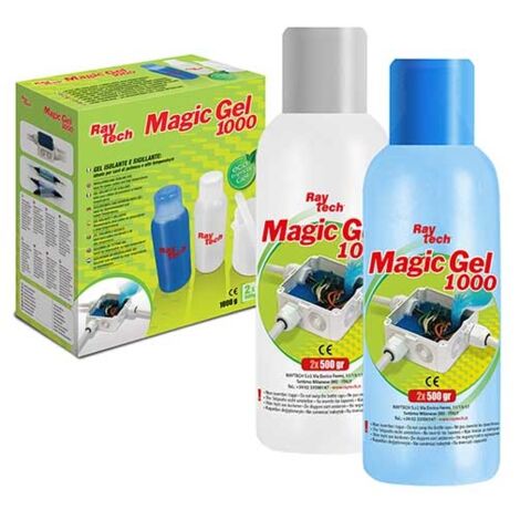 Gel bicomponente isolante e sigillante IP68 per sistemi di connessioni elettriche Raytech MAGIC GEL 1000 (1/8)