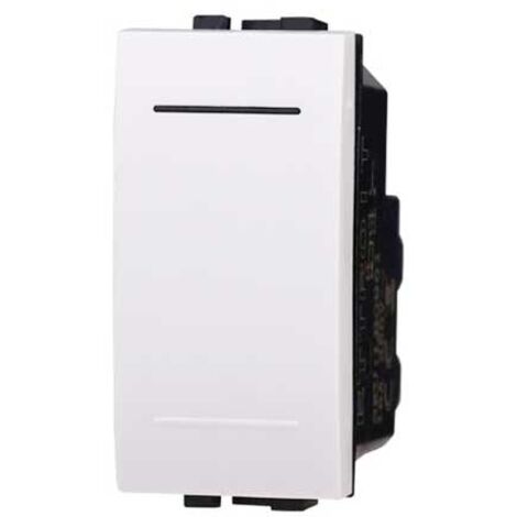 Ettroit Serie Space Deviatore Basculante 16 A bianco Compatibile Bticino Living LB0801 (1/3)