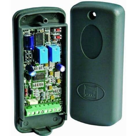 Ricevente bicanale 433,92 MHz da esterno – Grado di protezione IP54 – Alimentazione 12-24V – Compatibile con trasmettitori CAME (1/8)