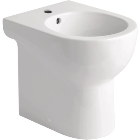 Bidet a Terra Azzurra Ceramica "Mini Nuvola" Bianco Lucido