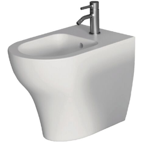 BERING Orecchini Da Donna Ceramic Link, Argento Lucido E Ceramica Blu, Acciaio 316L, Design Danese