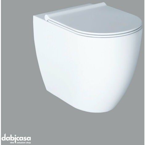 O.novo, WC a cacciata, 360 x 560 mm, DirectFlush, senza foro ribalta  /strong, modello sospeso, scarico orizzontale, Porcellana sanitaria Bianco