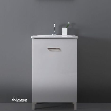 Lavatoio Garda cm. 46x51 bianco lucido di Ceramica Alice