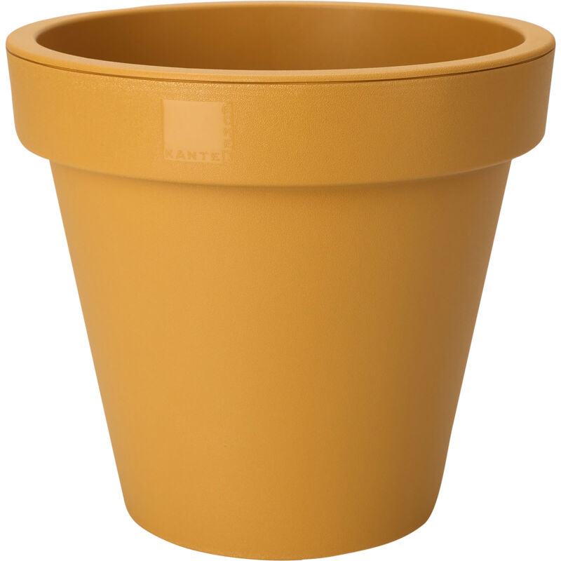 Pot de fleurs couleur moutarde plusieurs diamètres Ø 60 cm