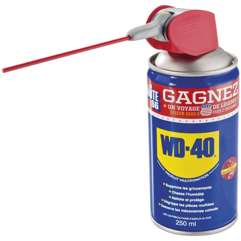 Spray WD40 lubrifiant, dégrippant et protège