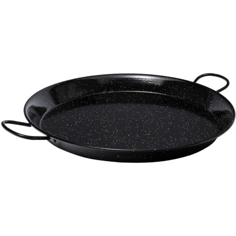 Plat à paella en métal émaillé Ø 46 cm