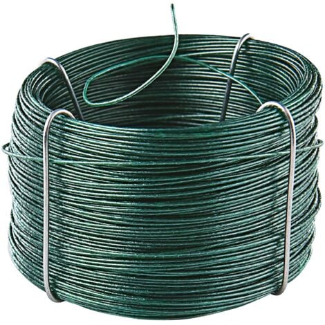 Rouleau de fil de fer plastifié 50 Mètres