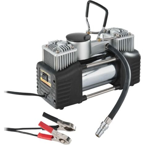 Compresseur double cylindre 10 bars avec manomètre