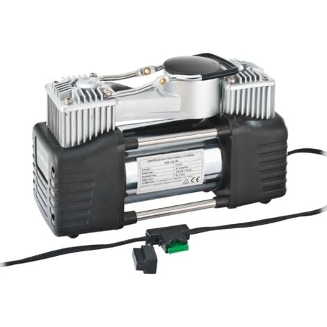 Compresseur double cylindre 10 bars avec manomètre