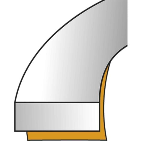 Joint adhésif PVC marron, profil 'I' 6M