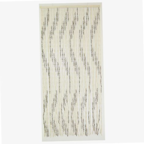 Rideau de porte maïs spiral 90 x 200 cm – Feuilles de maïs tressées – Installation facile avec crochets – Protection contre les insectes – Confortex