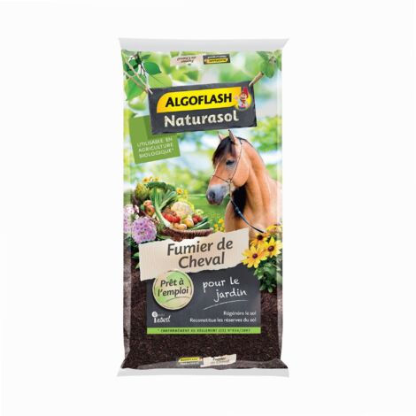 Fumier de Cheval 15 kg - Algoflash Naturasol