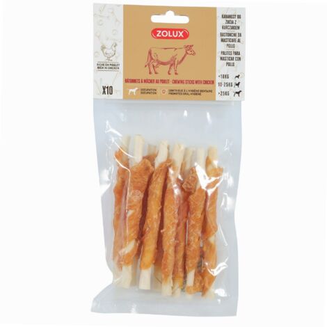 Bâtonnets à mâcher au poulet 10 pcs - Zolux