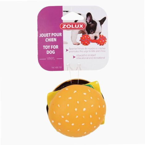 Jouet pour chien hamburger en vinyl - ZOLUX (1/2)