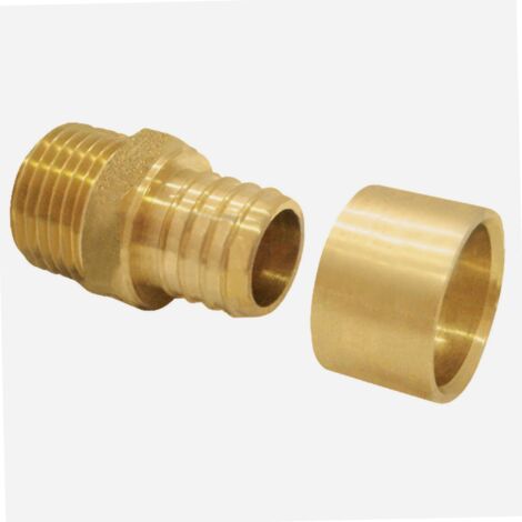 Raccord PER à glissement 16 mm - Boutté Mâle 20x27 mm (1/5)