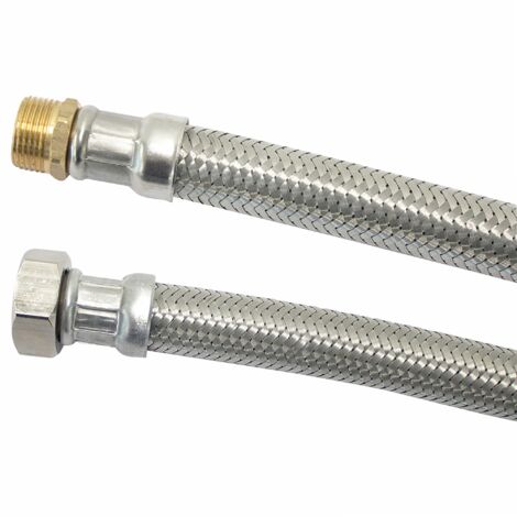 Flexible MÂLE-FEMELLE 50 cm BOUTTÉ Ø13 mm avec filetage MÂLE 20x27 / FEMELLE 20x27 (1/2)