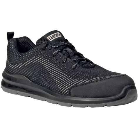 Coverguard – Chaussures de sécurité S1P taille 46 basse – Semelle antidérapante résistante aux huiles – Embout en acier – Maille 3D micro-aérée