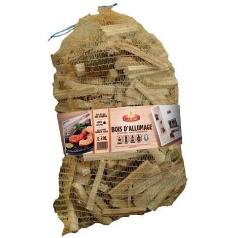 Bois d'allumage en filet de 20L Flamino