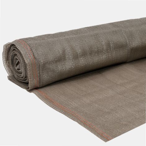 Werka Pro – Brise vue taupe 150g/m² – Tissage renforcé – Opacité 85 % – Dimensions 1,80 x 10 m – Pour espaces extérieurs