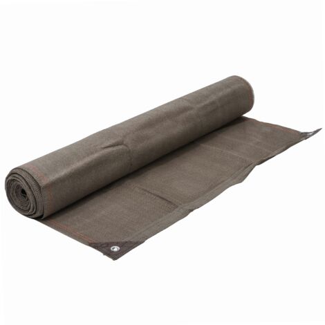 Werka Pro – Brise vue taupe 300g/m² – Dimensions 1,20 x 10m – Opacité 95% – Résistant aux UV – Œillets en aluminium tous les mètres