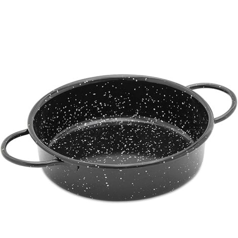 Plat émaillé Vaello avec anses ø16cm