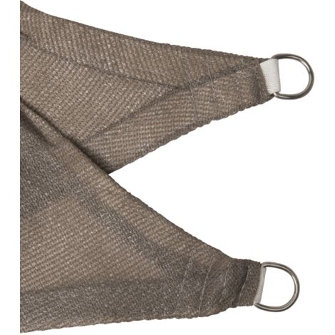 Voile d'ombrage taupe WERKA PRO 5 x 5 m