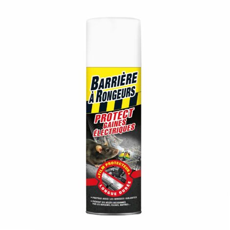 Barrière à Rongeurs aérosol 400 mL - Protection gaines électriques (1/3)