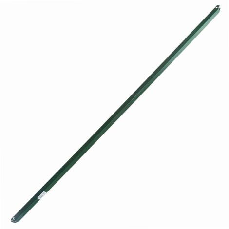 Flèche métallique verni 1.50 m – Fer laqué vert – Fixation facile sur poteau métal – Pour clôture terrain – Tenax
