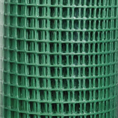 Grillage plastique vert 9x9 mm Taille 1 x 5 m - Vert