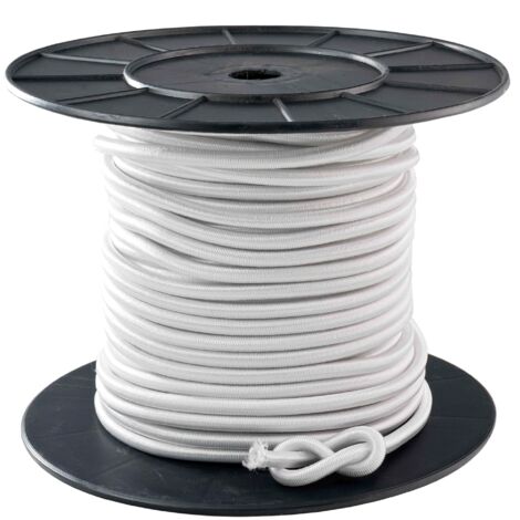 Corderies Tournonaises – Tendeur sandow élastique 12mm x 30m – Tresse nylon résistante – Pour fixation intensive – Applications sportives et marines
