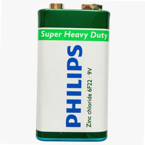 Pile alcaline 6LR61 9V de puissance Philips