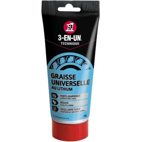 Graisse universelle au Lithium WD-40 33608 3 en 1 Technique tube 150g