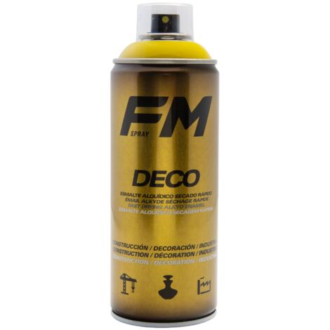 Bombe de peinture jaune 400ml Jaune Colza - RAL1021