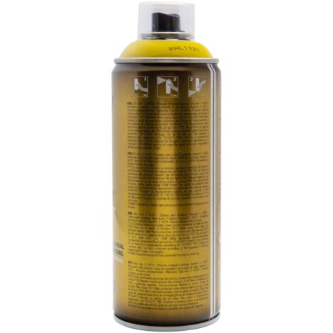Bombe de peinture jaune 400ml Jaune Colza - RAL1021