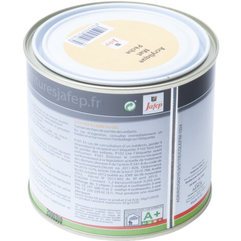 Peinture acrylique Pêche mat Jafep 0,5 L