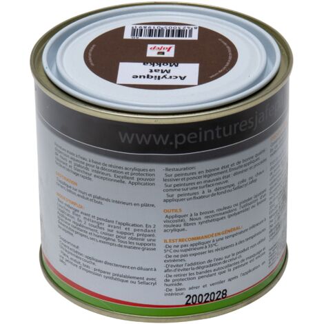 Peinture acrylique mat mokka Jafep  0,5L