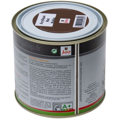 Peinture acrylique mat mokka Jafep  0,5L