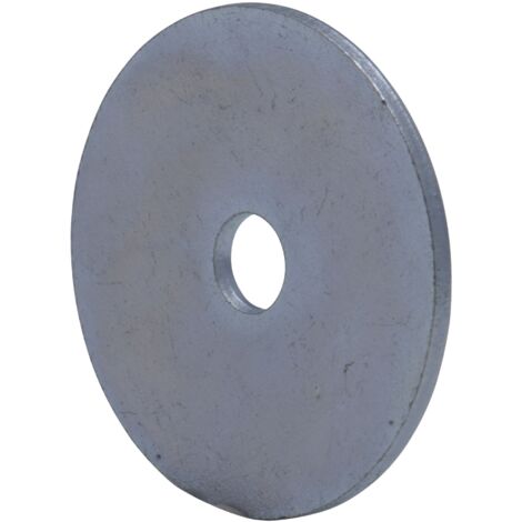 Rondelle carrossier large zinguée Viswood Ø8x27x1,5mm  (lot de 50 rondelles)