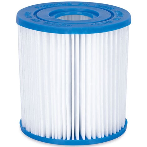 Lot de 2 cartouches filtre I pour piscine  H 9 cm x Ø 7,8 cm